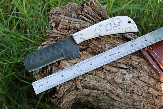 Custom Handmade Cowboy Bull Cutter Knives – 4" J2 Steel Blade - The Snag Bin