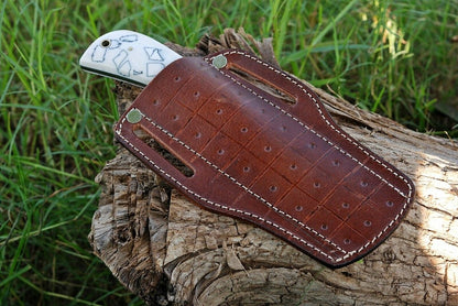 Custom Handmade Cowboy Bull Cutter Knives – 4" J2 Steel Blade - The Snag Bin