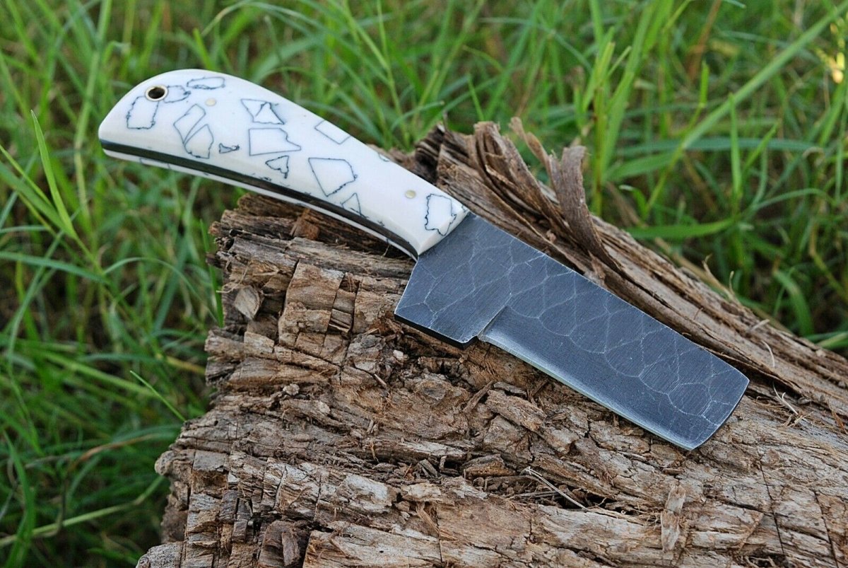 Custom Handmade Cowboy Bull Cutter Knives – 4" J2 Steel Blade - The Snag Bin