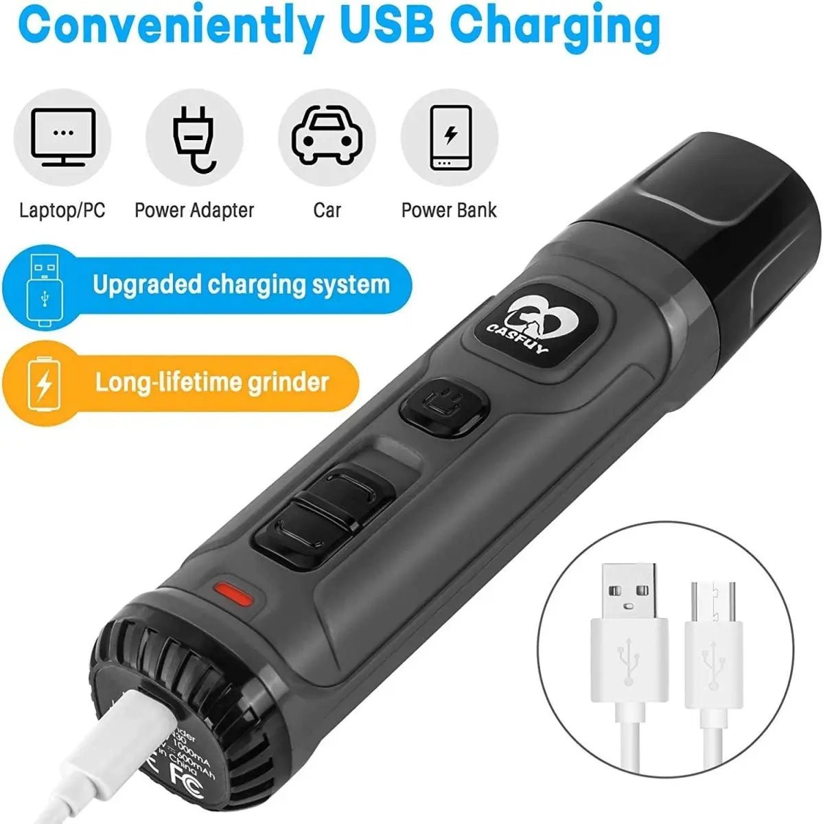 Dog nails easier with 2 LED Lights, low noise - The Snag Bin