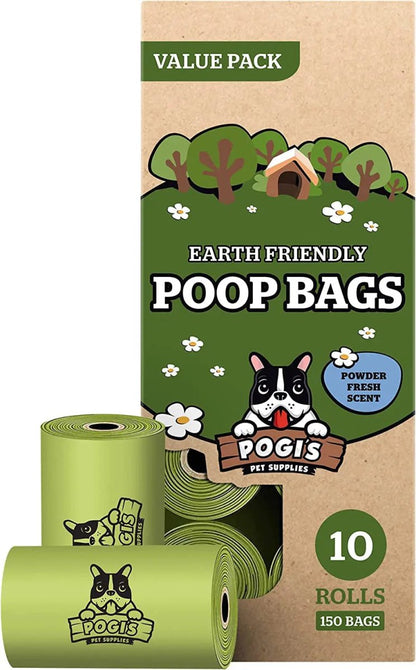 Dog Poop Bags - 10 Rolls (150 Doggie Poop Bags) - The Snag Bin