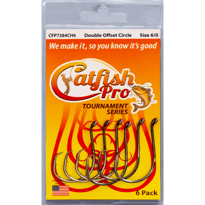 Double Offset Circle Hooks 6/0 - The Snag Bin