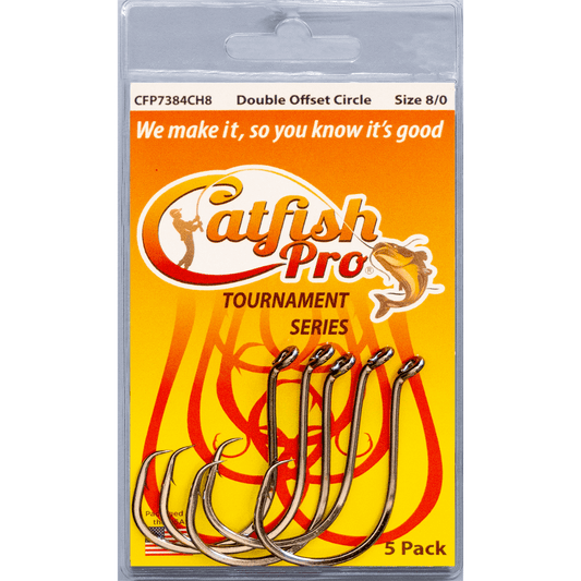 Double Offset Circle Hooks 8/0 - The Snag Bin