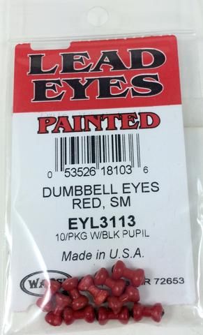 Dumbell Painted Lead Eyes - The Snag Bin