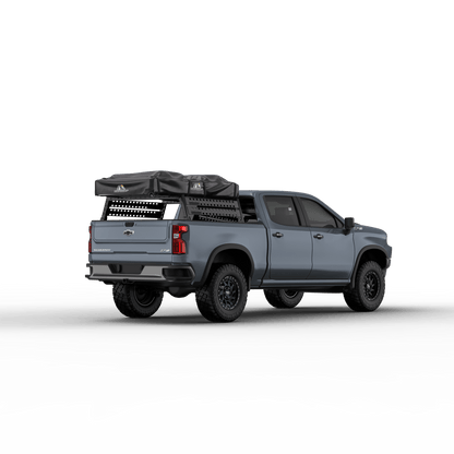 Elite Rooftop Tent with Annex Room – 4–5 Person – Tan – Overland Family Tent - The Snag Bin