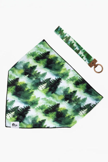 Evergreen Dog Bandana & Matching Keychain - The Snag Bin
