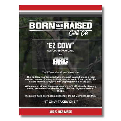 EZ Cow - Elk Diaphragm Call - The Snag Bin