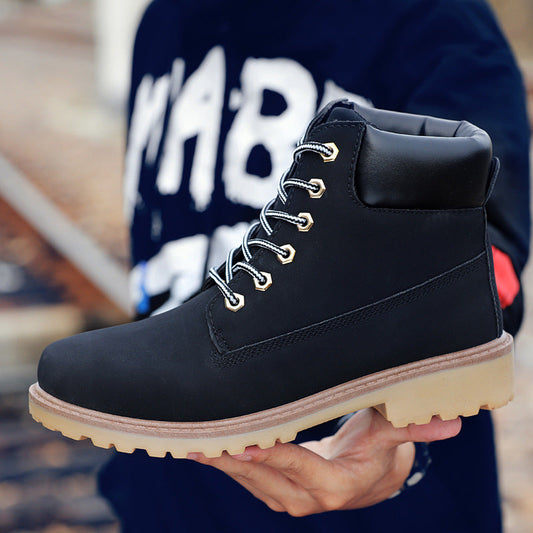 Fashionable high top Martin boots for men casual Baotou workwear shoes autumn and winter men's boots V.I.P Digital Presence   The Snag Bin