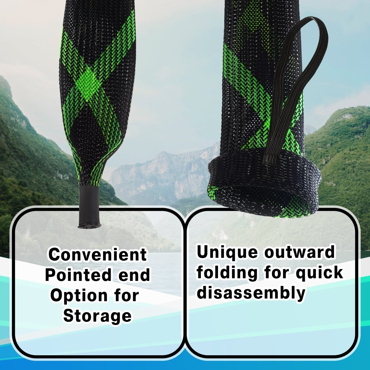 Fishing Rod Cover / Rod Sleeve / Rod Sock (2 - Pack) - The Snag Bin