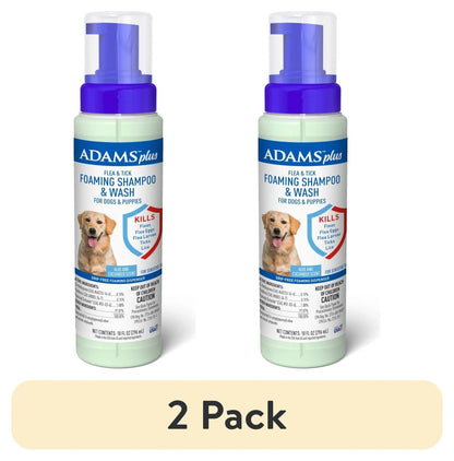 Flea & Tick Foaming Shampoo & Wash - 2 Pack for Sensitive Skin! - The Snag Bin