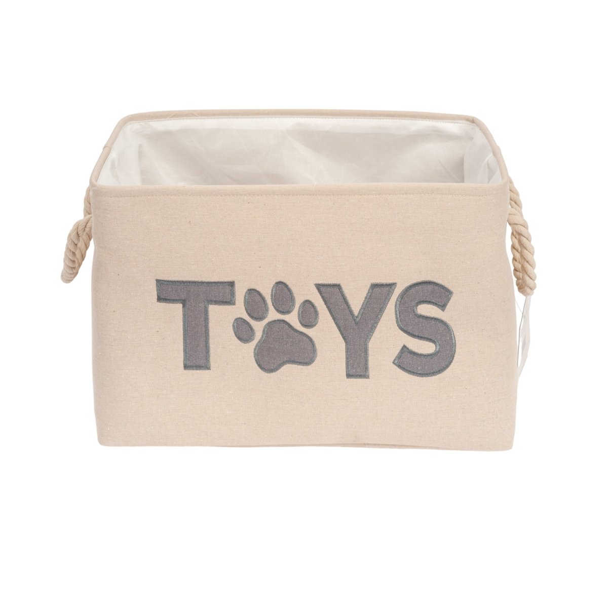 Foldable Fabric Dog Toy Storage Bin - The Snag Bin