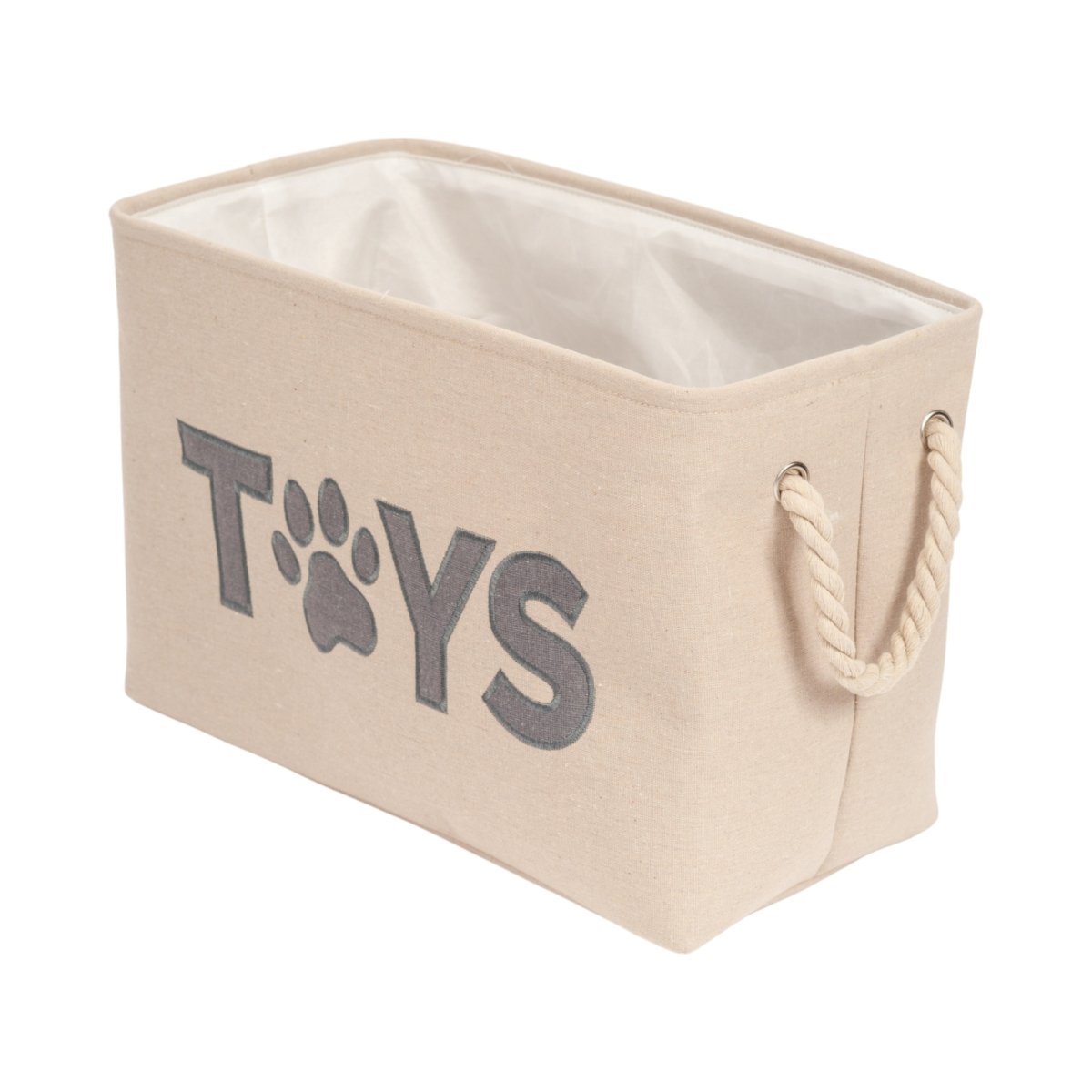 Foldable Fabric Dog Toy Storage Bin - The Snag Bin