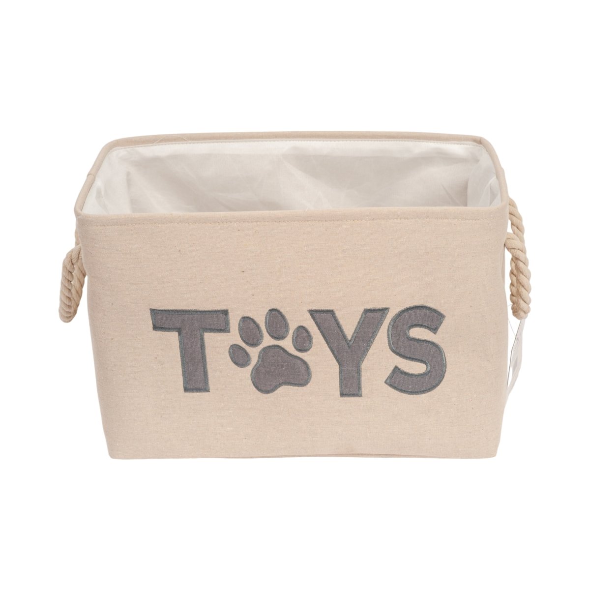 Foldable Fabric Dog Toy Storage Bin - The Snag Bin