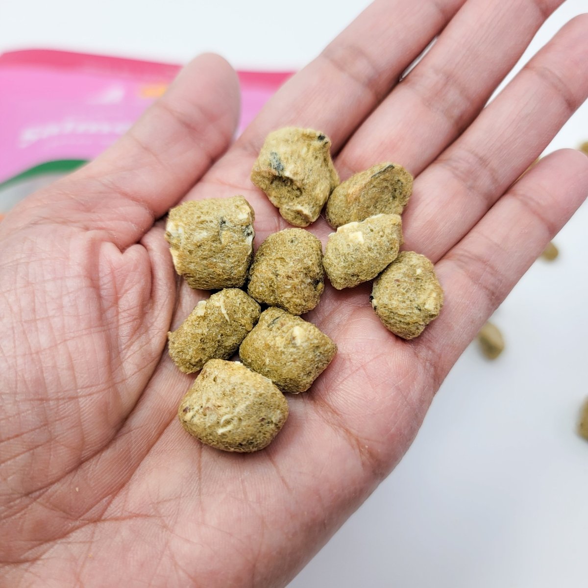 Freeze Dried Dog Treats - Salmon Puffs - The Snag Bin