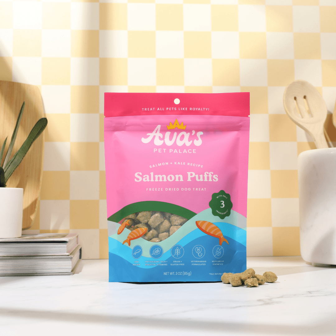 Freeze Dried Dog Treats - Salmon Puffs - The Snag Bin