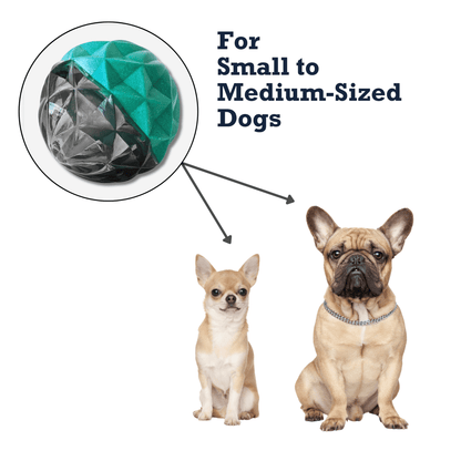 Geometric Textured Ball Dog Chew Toy - The Snag Bin