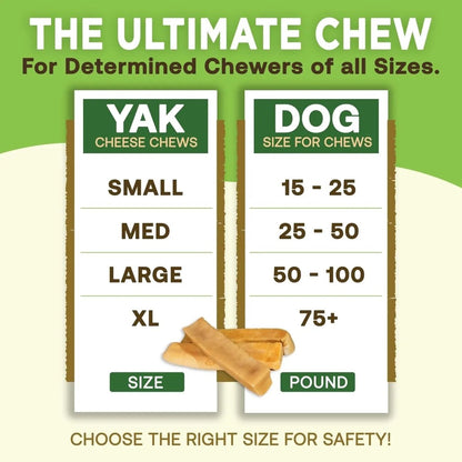 Gold Yak Chews for Small Dogs (4 - 75 sticks) - The Snag Bin