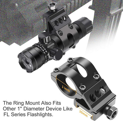 Green/Red Laser with 20mm Mount and Pressure Switch - The Snag Bin