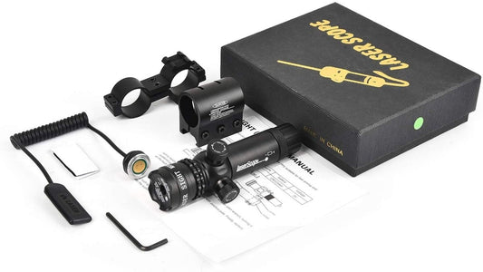 Green/Red Laser with 20mm Mount and Pressure Switch - The Snag Bin
