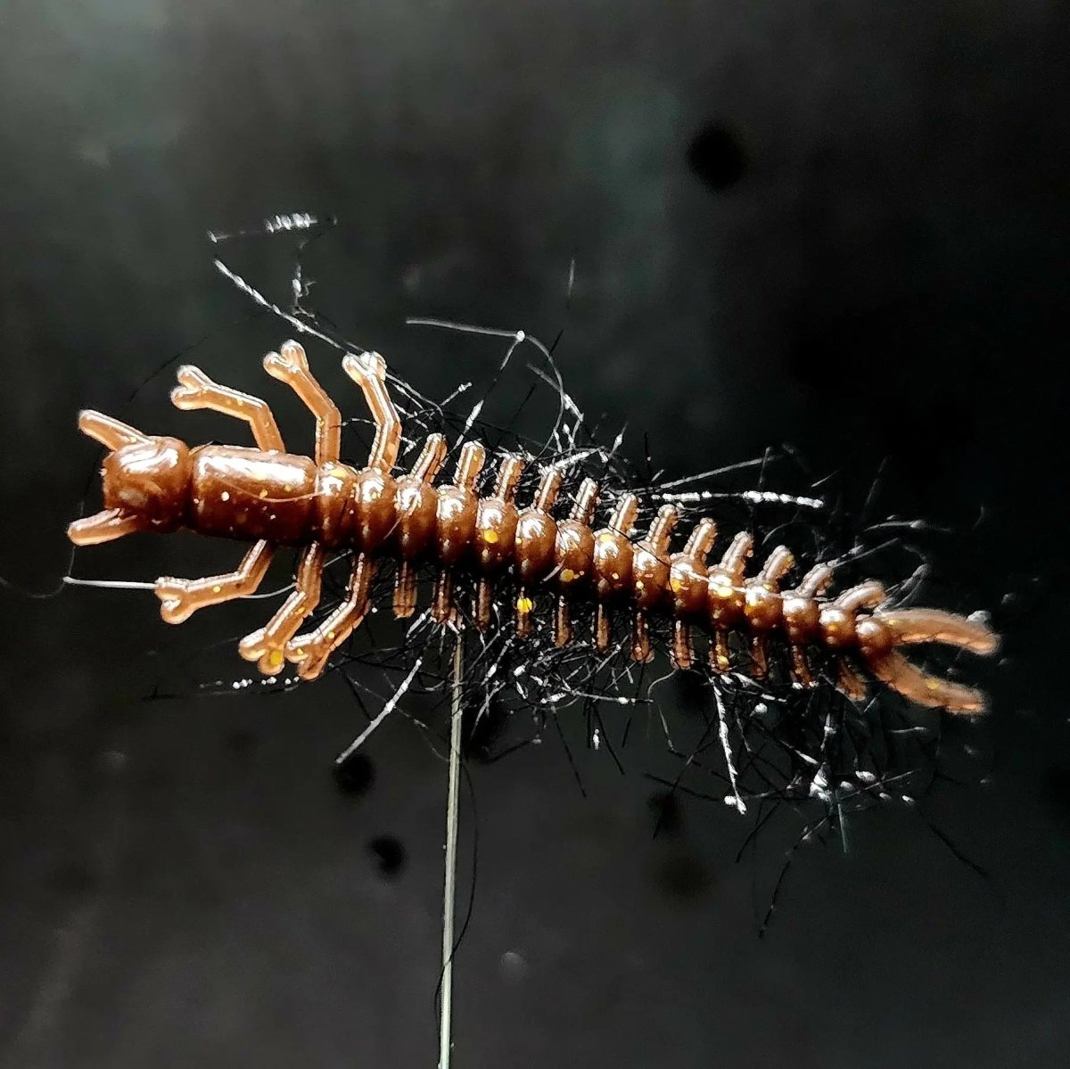 Hairy 1.8" Inch Micro Hellgrammite "The Ditch Devil" - The Snag Bin