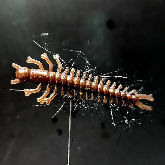 Hairy 1.8" Inch Micro Hellgrammite "The Ditch Devil" - The Snag Bin