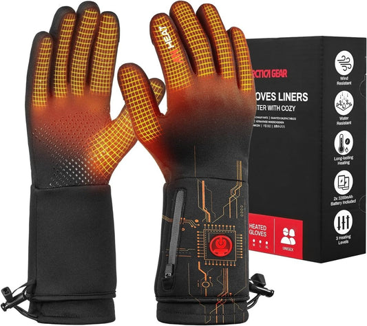 Heated Gloves, ANTARCTICA GEAR Winter Liners Heating Gloves Hand Warm Gloves - The Snag Bin