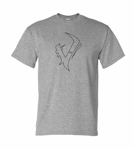 Vycah Short Sleeve Tee - Heather Gray Vycah Tee Shirt  The Snag Bin