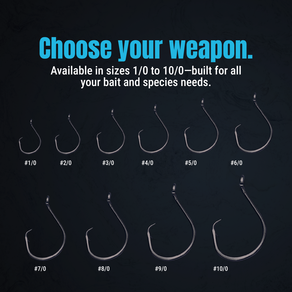 Heavyweight Catfish Circle Hooks - Offset Octopus Hooks (25 Pack) - The Snag Bin