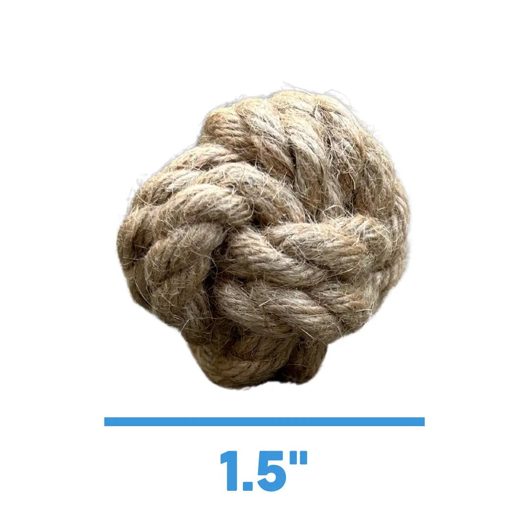 hemp rope dog tug toy - The Snag Bin