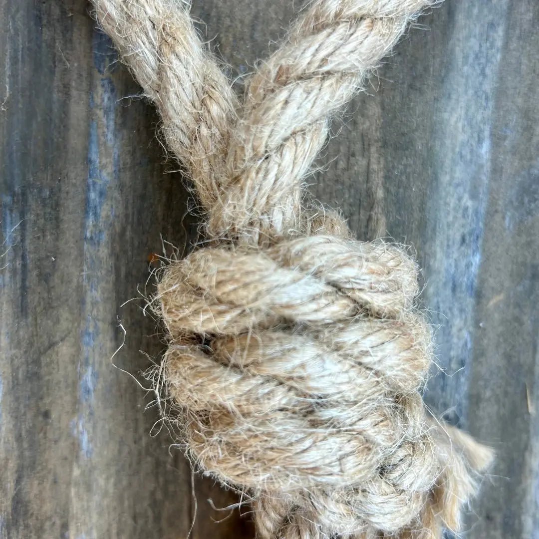 hemp rope dog tug toy - The Snag Bin