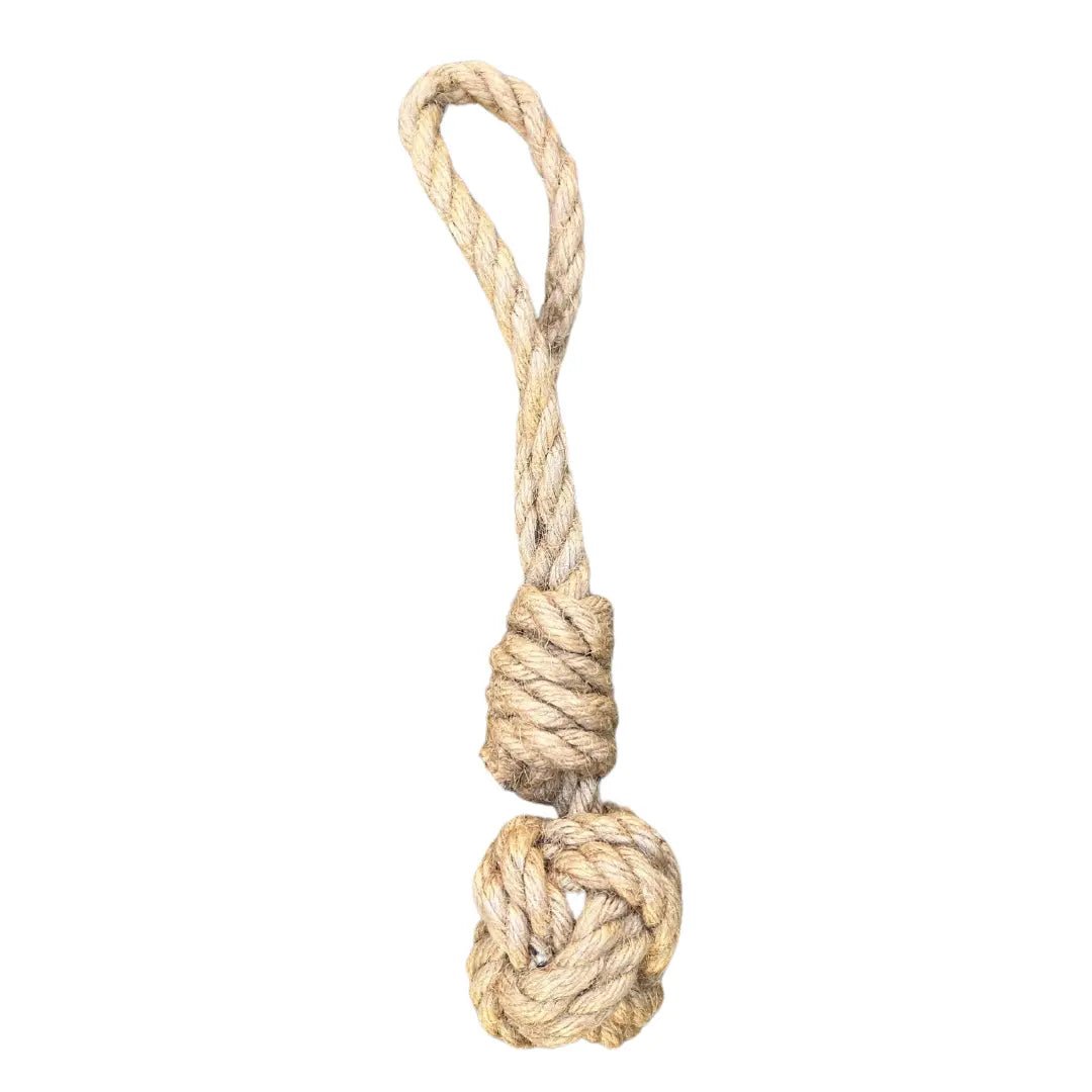hemp rope dog tug toy - The Snag Bin
