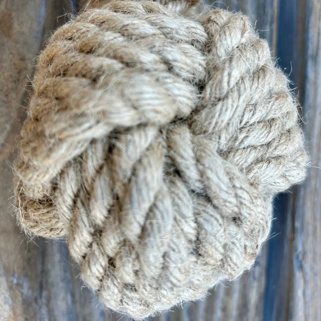 hemp rope dog tug toy - The Snag Bin