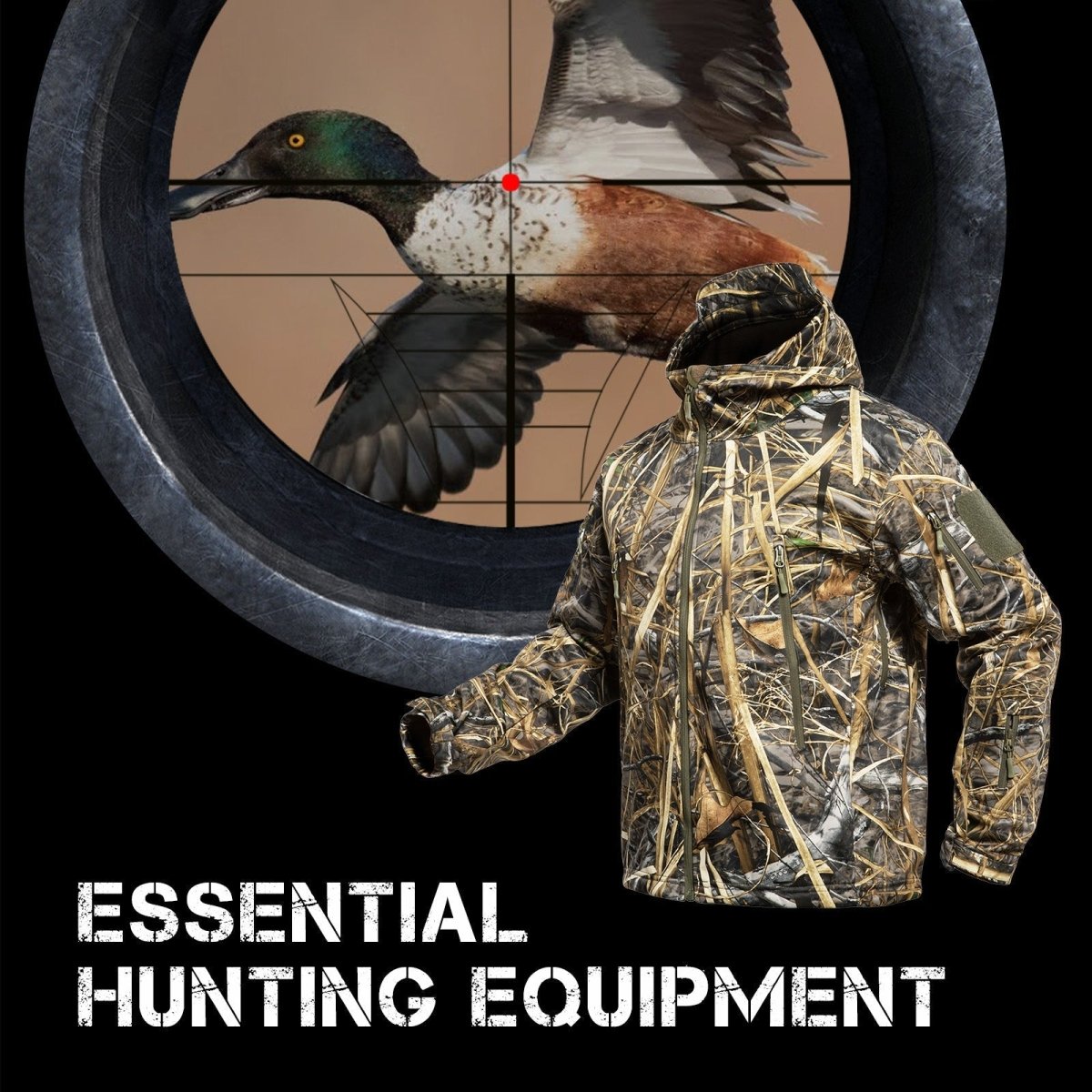 Hunting Gear Suit For Men Camouflage Windproof Jacket - The Snag Bin