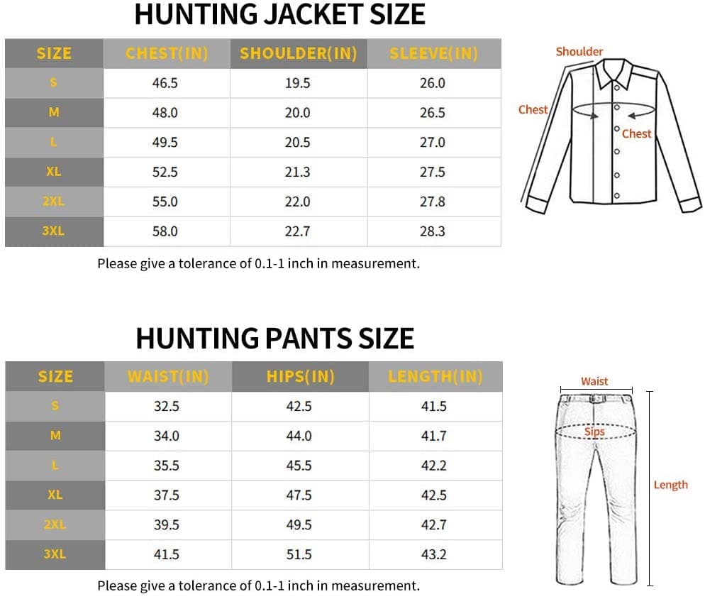 Hunting Gear Suit For Men Camouflage Windproof Jacket - The Snag Bin