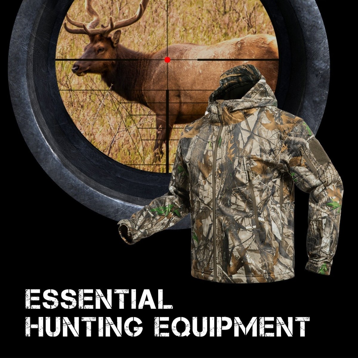 Hunting Gear Suit For Men Camouflage Windproof Jacket - The Snag Bin
