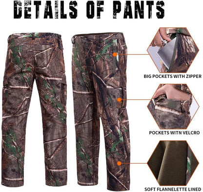 Hunting Gear Suit For Men Camouflage Windproof Jacket - The Snag Bin