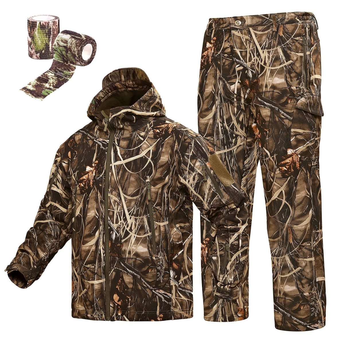 Hunting Gear Suit For Men Camouflage Windproof Jacket - The Snag Bin