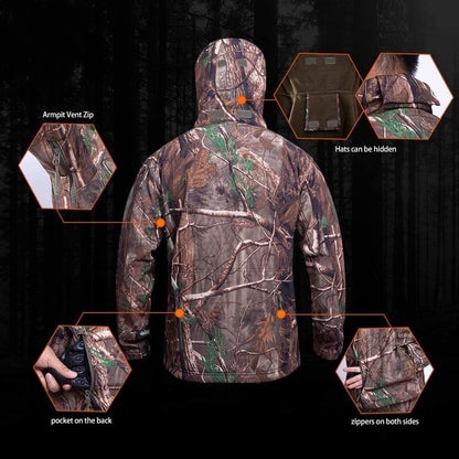 Hunting Gear Suit For Men Camouflage Windproof Jacket - The Snag Bin