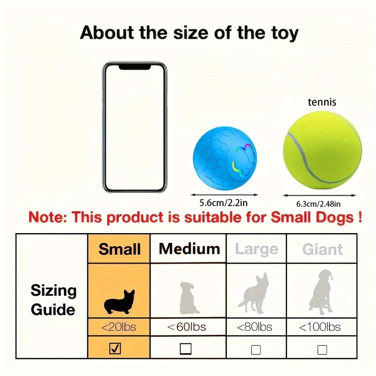 Interactive Pet Toy Ball - The Snag Bin