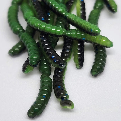 Jar of 0.5" Inch Micro Maggot Fly Larvae "The Apple Maggot" - The Snag Bin