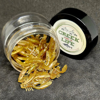 Jar of 1" Inch Micro Crayfish "The Creek Crawler" - The Snag Bin