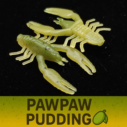 Jar of 1" Inch Micro Crayfish "The Creek Crawler" - The Snag Bin