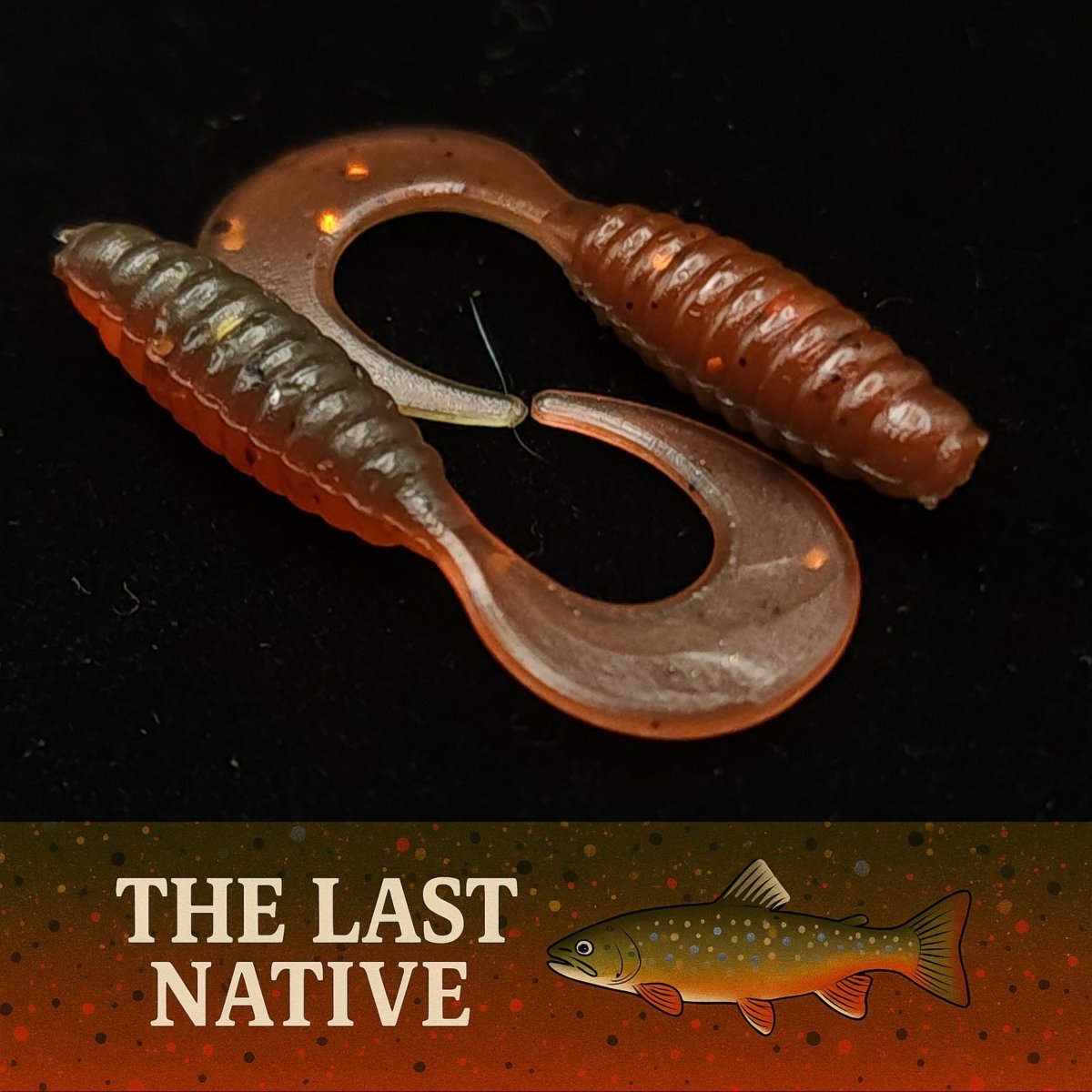 Jar of 1" Micro Curl Tail Grub "The Tennessee Twister" - The Snag Bin