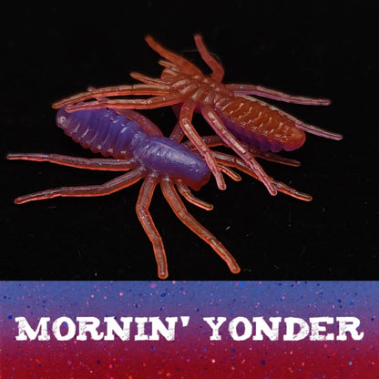 Jar of 1" Micro Spider Bait "The Writing Spider" - The Snag Bin