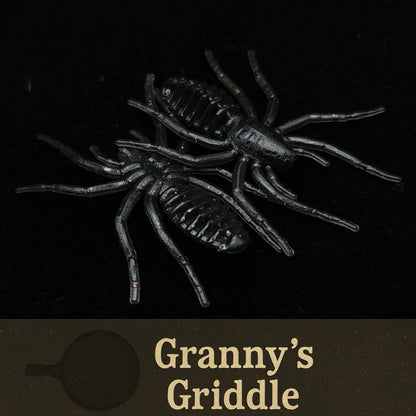 Jar of 1" Micro Spider Bait "The Writing Spider" - The Snag Bin