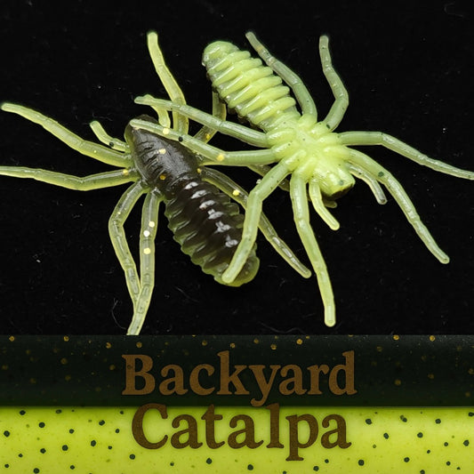Jar of 1" Micro Spider Bait "The Writing Spider" - The Snag Bin