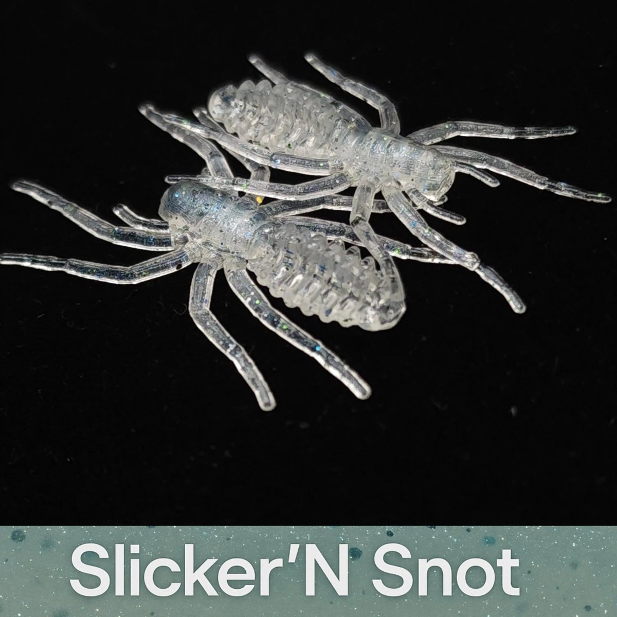 Jar of 1" Micro Spider Bait "The Writing Spider" - The Snag Bin