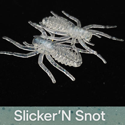 Jar of 1" Micro Spider Bait "The Writing Spider" - The Snag Bin