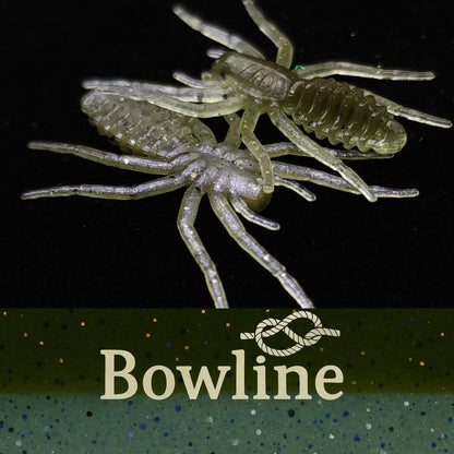 Jar of 1" Micro Spider Bait "The Writing Spider" - The Snag Bin