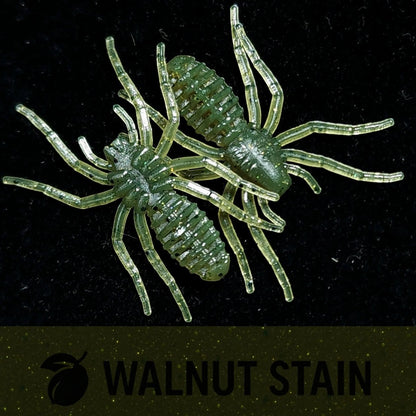 Jar of 1" Micro Spider Bait "The Writing Spider" - The Snag Bin